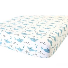 100 Cotton Fitted Crib Sheet - Soft, Breathable Durable