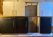 Produktbild - 6 Küchenschränke mit Arbeitsplatten Zur Auswahl Eichenholz