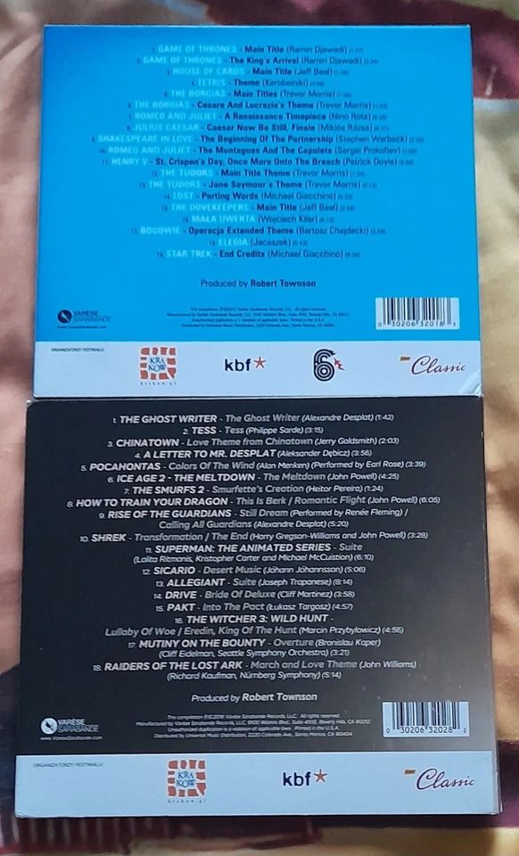 KRAKOW INTERNATIONAL FILM MUSIC FESTIVAL - 2015 & 2016 - CD'S - DIGIPAKS - Image 2 of 3