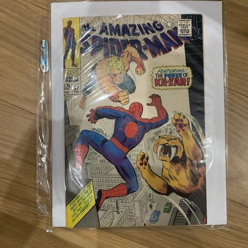 The Amazing Spider-Man #57 Marvel Comics 1968 1st Meeting With Ka-Zar NICE COPY