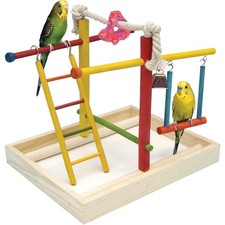 Medium Multicolor Bird Playpen For Parakeets Cockatiels And Lovebirds
