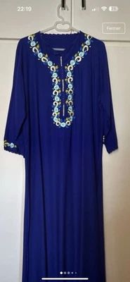 Gandoura Marocaine Brodé - Photo 1/3