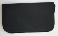 Unbranded 40 CD Compact Disc Carrying Case Storage Travel Black Fabric WS249