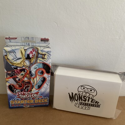 YuGiOh lot Starter Deck XYZ Symphony 1st Monster Double Box White NEW Sealed
