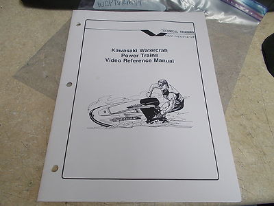 OEM Kawasaki Watercraft Power Trains Video Reference Manual 1994 WCPTVRM94