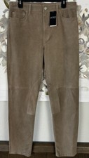 RALPH LAUREN Black Label Goat Suede Skinny Leg Pants Women s size 6 NWT 695