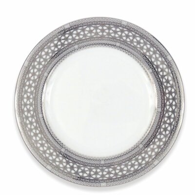 Hawthorne Ice By Caskata Artisanal Home 6'' Bone China Bread and Butter Plate 