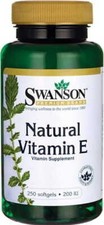 Vitamin E 200 IE Natürliches Vitamin E 250 Kapseln SWANSON