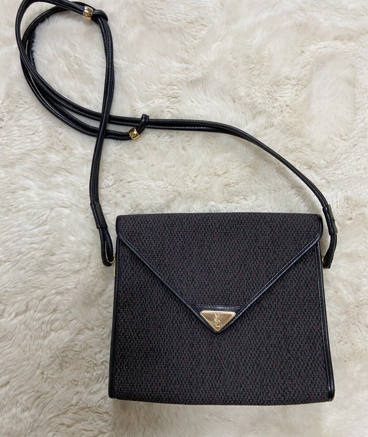 Borsa a tracolla Yves Saint Laurent YSL borsa in pelle autentica h54