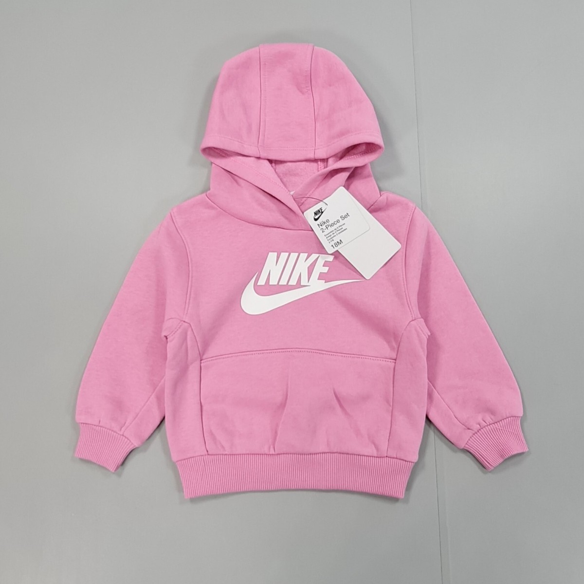 baby pink nike sweatshirt