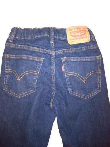 Youth 501 Levis Strauss 10 Regular 25x25  Denim Jeans Unisex Nice Condition  - Picture 4 of 9