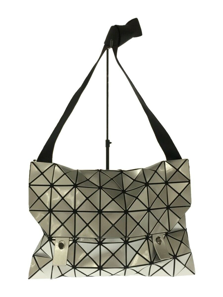 BAO BAO ISSEY MIYAKE Messenger bag / polyester / SLV / BB55 BAO BAO ISSEY MIYAKE Messenger bag / polyester / SLV / BB55