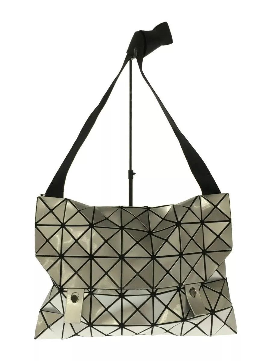 BAO BAO ISSEY MIYAKE Gunmetal Large Boston Bag Bao Bao Issey Miyake