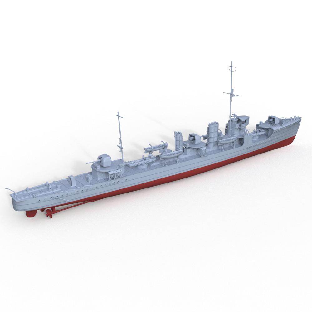 SSMODEL  1/350 Military Model Kit Momi Class, IJN Destroyer Momi, 1930 Full Hull