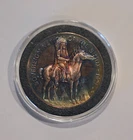 1971 Sovereign Nation Of The SIOUX Tribe  0.820 oz Silver Round GREAT TONING!!