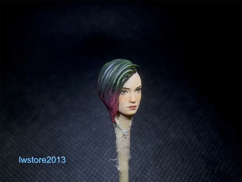 1:18 Female Judy Cool Girl Head Sculpt Carved For 3.75" Action Figure Body Toys - Picture 3 of 6