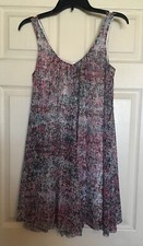 NEW Women's Juniors Decree Sleeveless Shift Dress Multicolor Size Medium