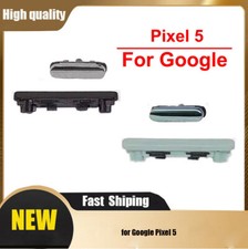 Side Power On Off Volume Button Key For Google Pixel 5 Parts Black Green SUK