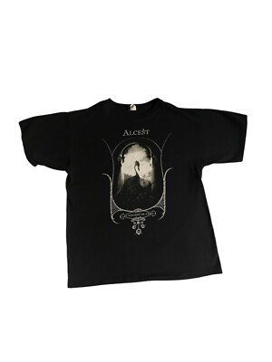 2012 Alcest Shirt Sz Large Black Death Metal Post Rock Band Les Voyages De L ame