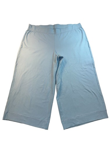 Avenue Women's Plus Size Capri Leggings Size 14/16 New Light Blue - 第 4/11 張圖片
