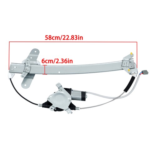 Actuador de ventana eléctrico delantero izquierdo 741-686 con motor para Lincoln Town Car 1998-11 - Imagen 2 de 10