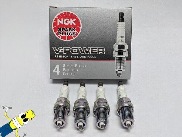 NGK 2441 BCPR5EY-11 V-Power Spark Plug - Set of 4