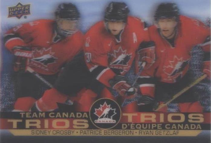 2021-22 Upper Deck Tim Hortons Team Canada - Eric Lindros Patrice Bergeron Paul Coffey #T-12 - 1 of 1