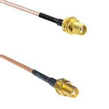 RG316 SSMA Female to SMA FEMALE RF Cable Rapid-SHIP LOT