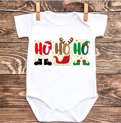 Ho Ho Ho Weihnachten Baby Weste Neu Alle Größen Verfügbar.