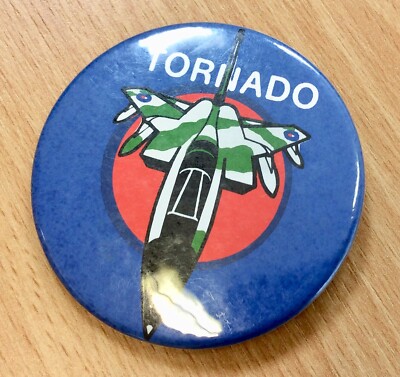 Vintage Badge Of An RAF Tornado