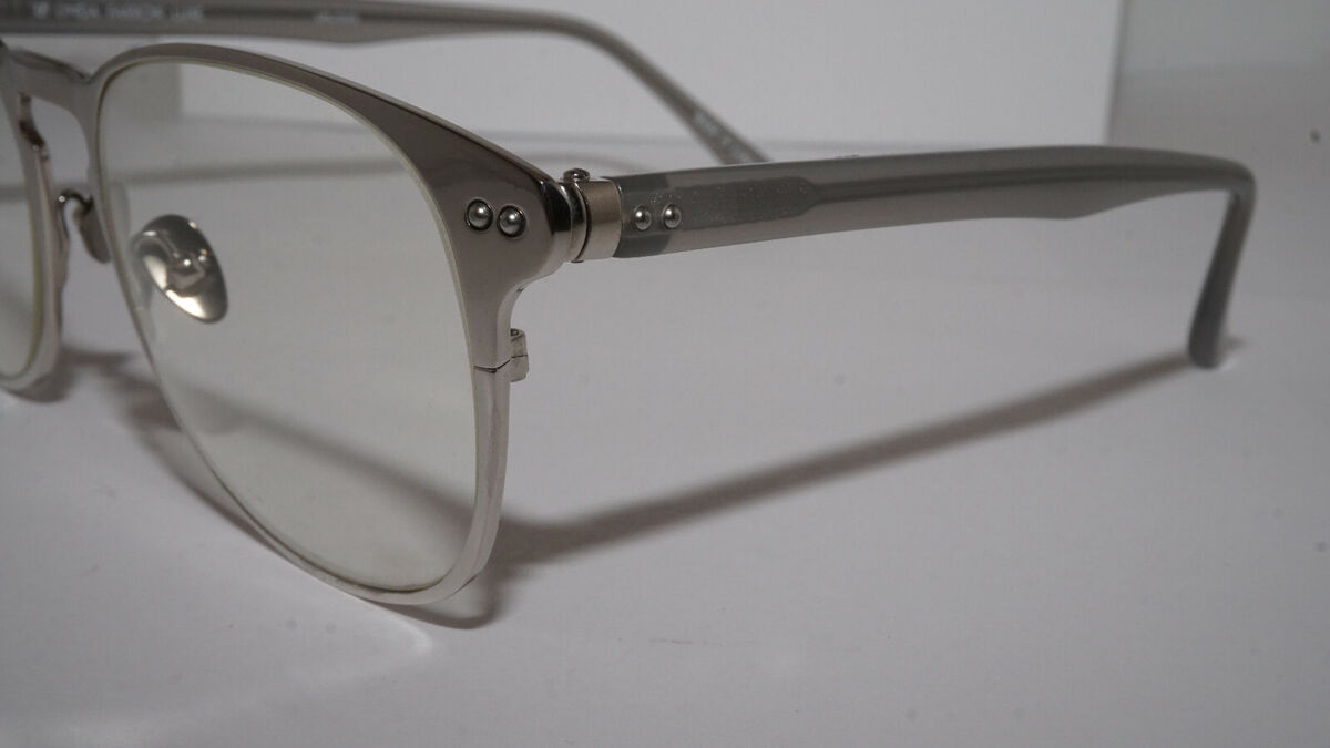 Linda Farrow Eyeglasses New Silver Round LFL112C2 54 18 145 Linda Farrow Eyeglasses New Silver Round LFL112C2 54 18 145