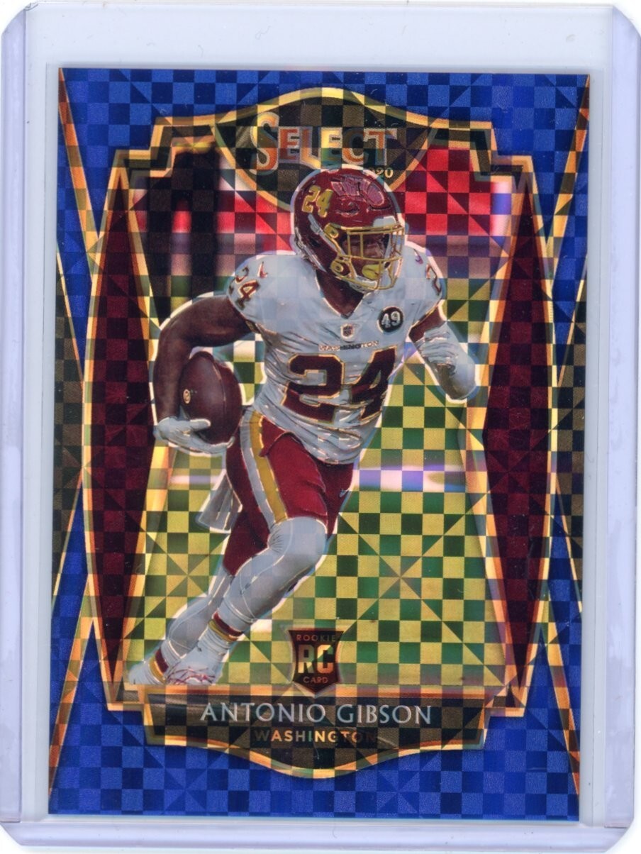 2020 SELECT RC ANTONIO GIBSON BLUE PRIZM #172 WASHINGTON COMMANDERS /149 NM-MT