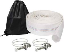 2 IN x 100 FT Fire Hose, 2 Inch Fire Hose, Pool Backwash Hose 100 ft 2 In, Pool