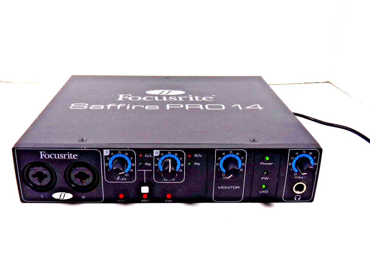 Nemko Focusrite Saffire PRO 14 FireWire Interface. P/supply Nemko Focusrite Saffire PRO 14 FireWire Interface. P/supply