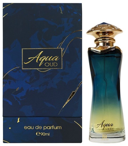 Aqua Oud By Ahmed Al Maghribi EDP Eau De Parfum For Men & Women - 90 ML - 第 1/3 張圖片