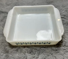 Marcrest MCM Swiss Alpine Chalet Baking Dish Scallop Handled USA