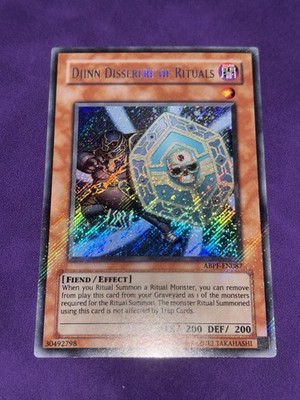 Djinn Disserere of Rituals Abpf-En087 Absolute Powerforce Unlimited Holo Bleed