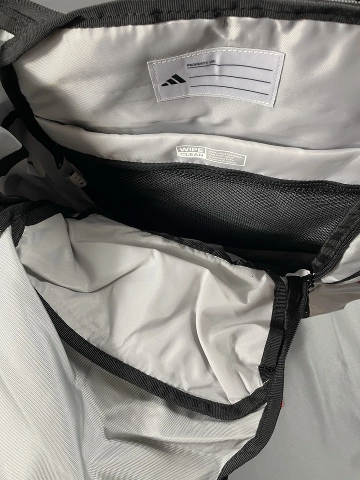 Nueva Mochila Adidas 5-Star Team 2 Gris/Rojo Nebraska Huskers Foto 4 de 4