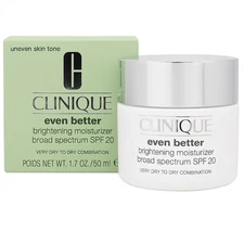 Clinique Even Better Brightening Moisturizer Broad Spectrum SPF 20 1.7 oz 50 mL