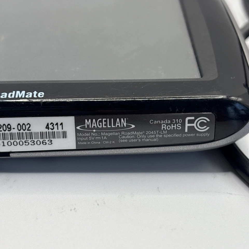 Magellan RoadMate 2045t-lm Portable GPS Navigator Tested Working - Image 3 of 3