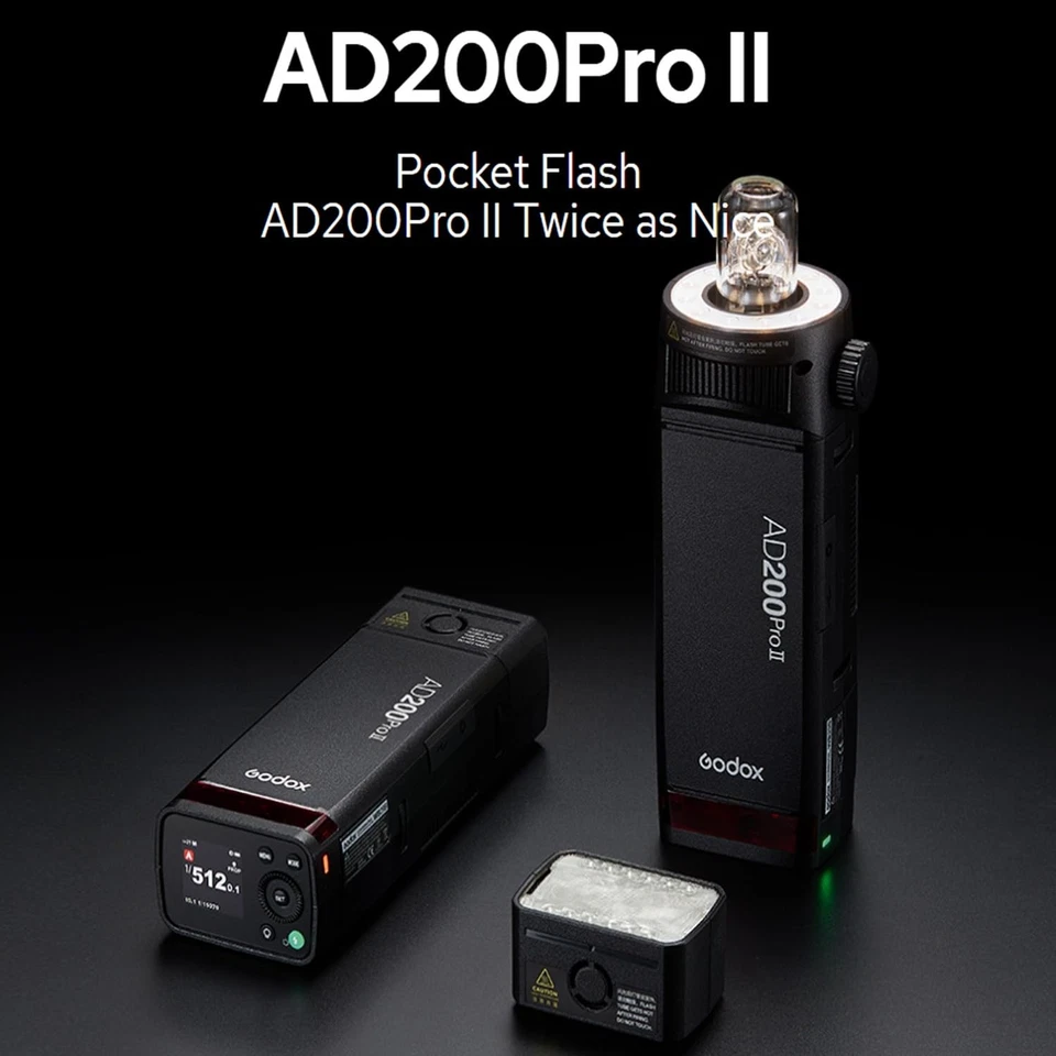 US GODOX AD200proII 2.4G TTL Speedlite Flash+90cm Octagon Softbox+XproII Trigger - Image 3 of 4