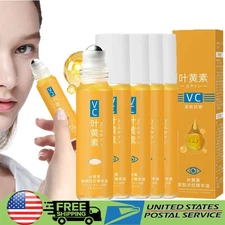 1~5x VC Lutein Eye Essence Oil Lutein Eye Serum Oil Roller Ball Anti-Wrinkle 8ml