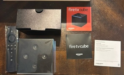 Amazon Fire TV Cube Streaming Media Player EX69VW 4K UHD & Alexa - New