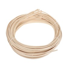 1 Rolle Natur-Rattan-Geflecht – 31 m/102 , halbrund, 6 mm breit, zum