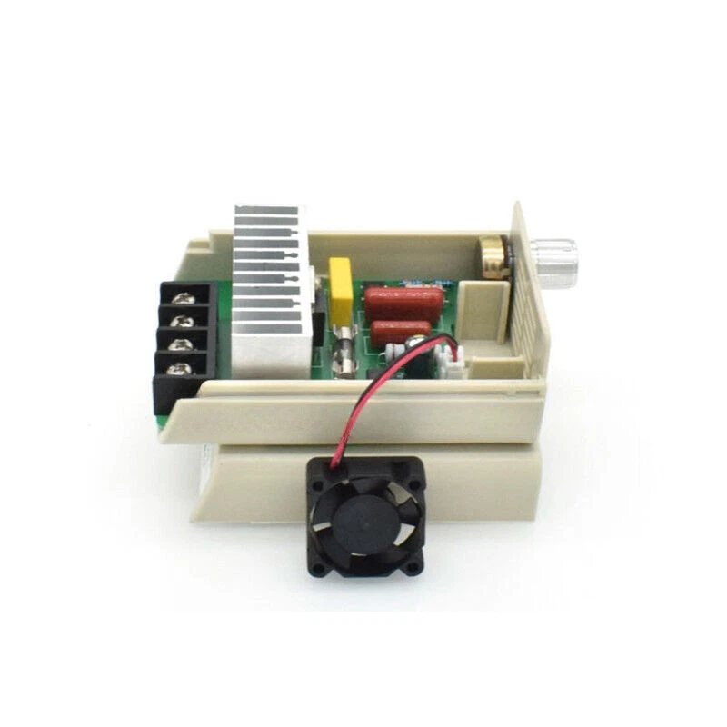 AC 220V 4000W SCR Fan Motor Speed Controller Volt Regulator Dimmer Thermostat - Image 3 of 4