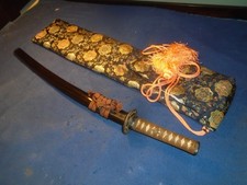 Japanese sword wakizashi in mountings 