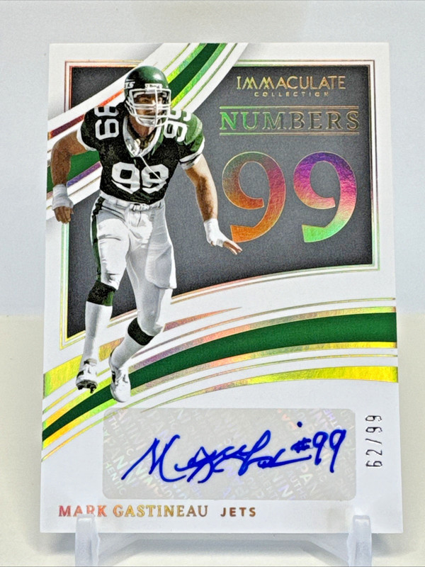 2022 PANINI IMMACULATE COLLECTION FOOTBALL MARK GASTINEAU AUTO /99 #NSI-MGA