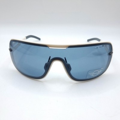 MINI leichte Unisex Sonnenbrille Mod. SMI012 Col. 6BC Panorama Shield weiß grau