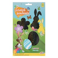 Creative Craft Group - Scratch Hangers Pasen 9St. NEU