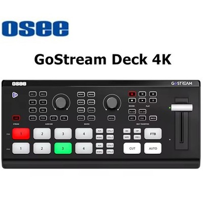 OSEE GoStream Deck 4K HDMI Video Mixer Switcher Panel 4-Channel Live Streaming